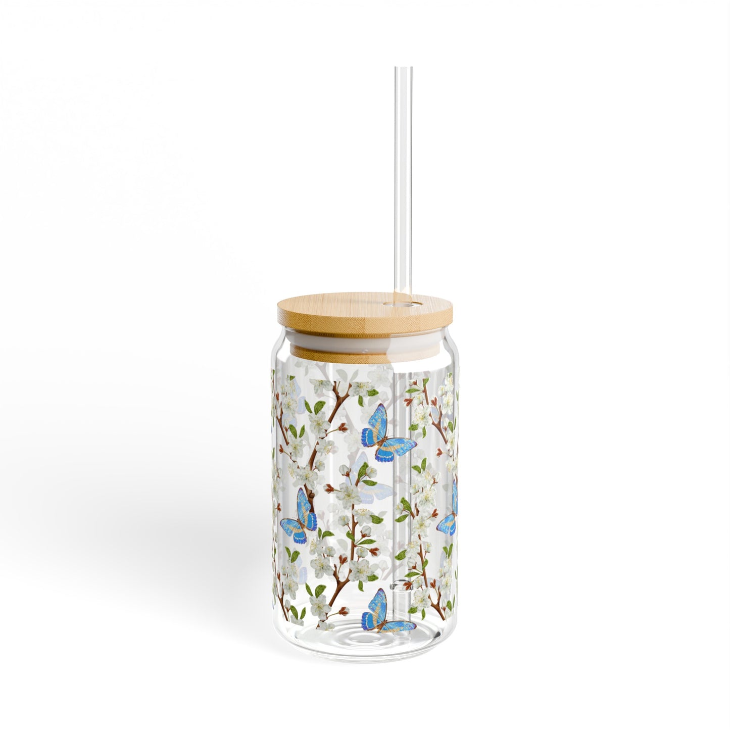 Butterfly Sipper Glass