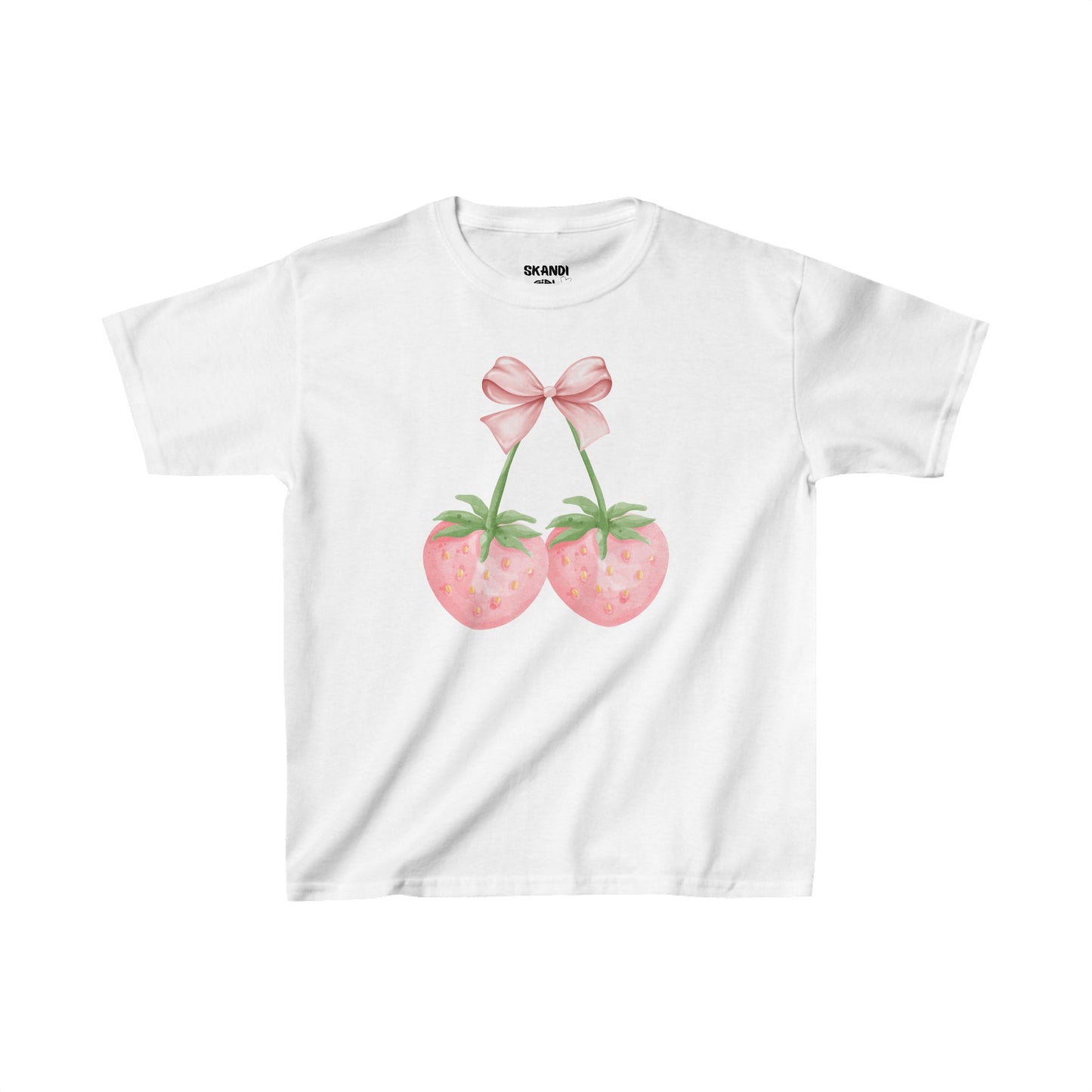 Pink Strawberry Baby-Tee