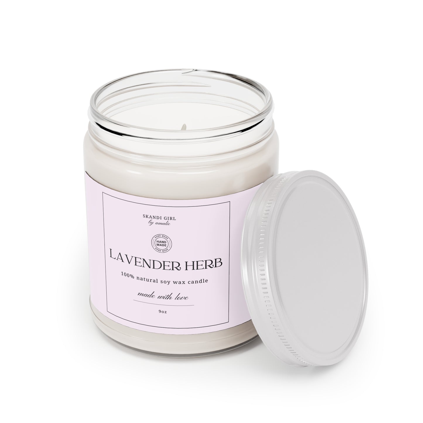 Lavender Herb Candle