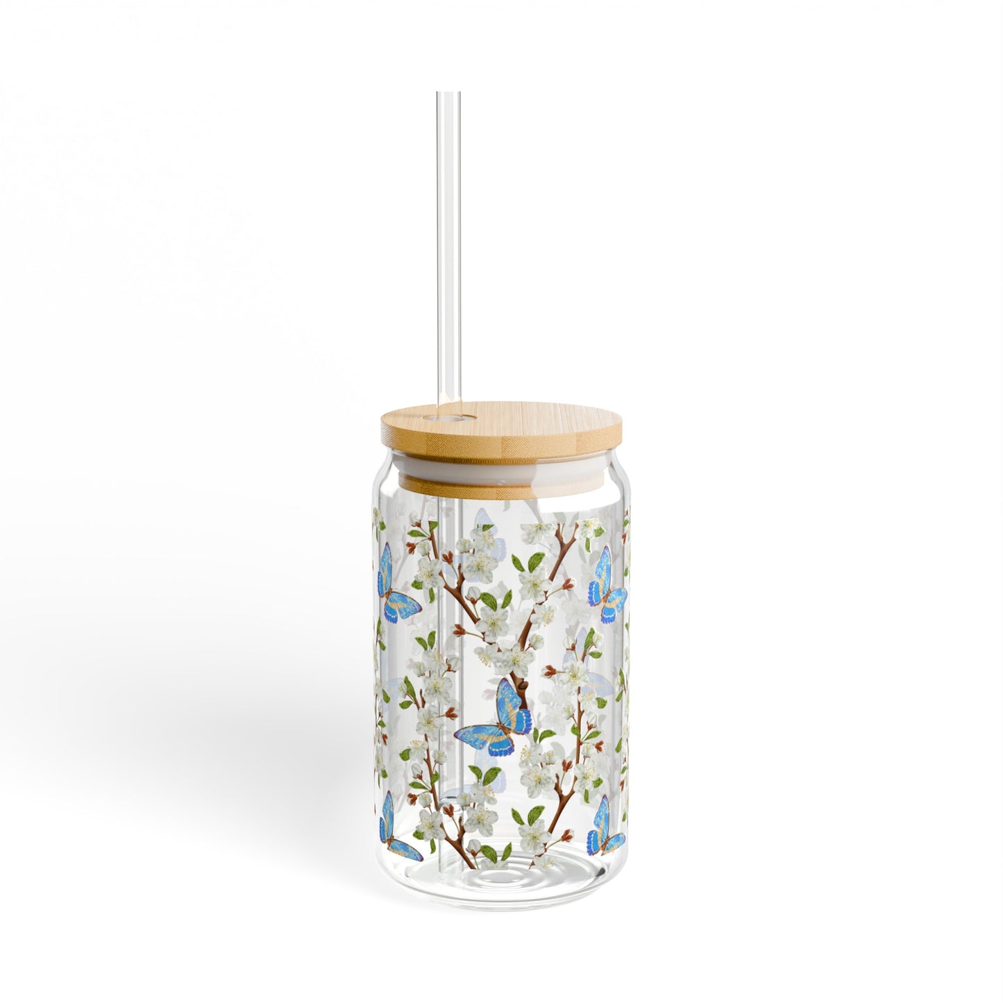 Butterfly Sipper Glass