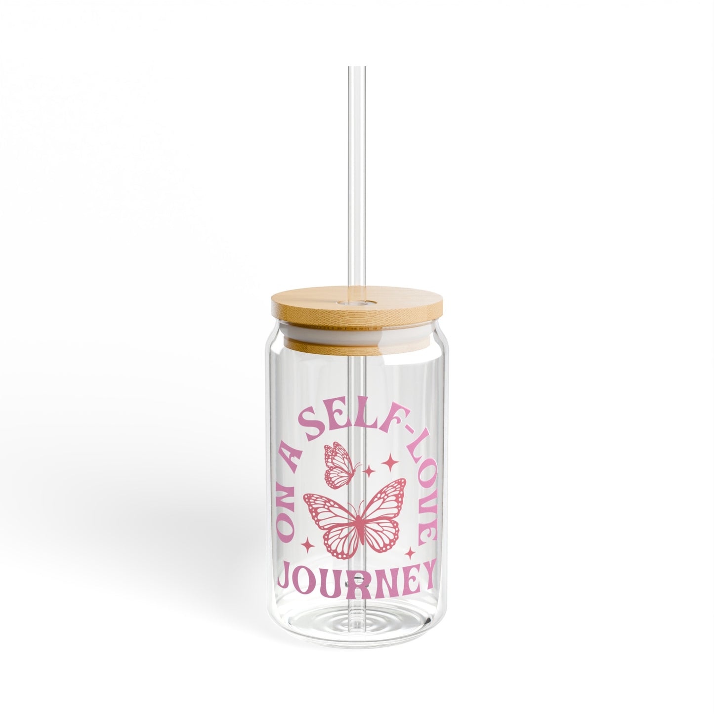 Self Love Journey Sipper Glass