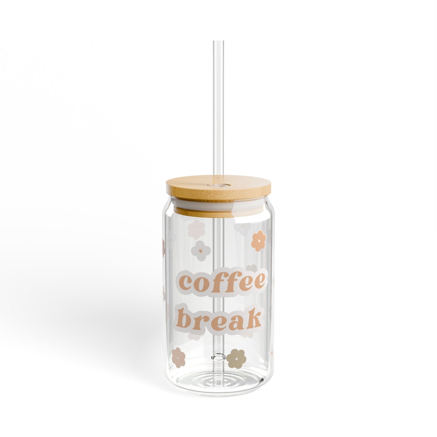 Coffee Break Sipper Glass