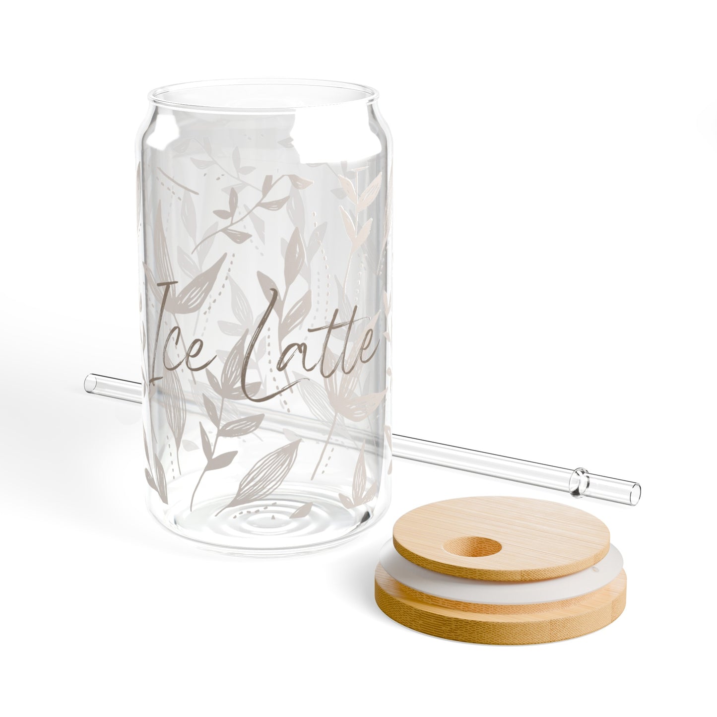 Ice Latte Sipper Glass