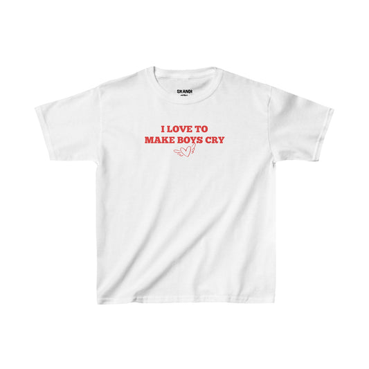 Love To Make Boys Cry Baby-Tee