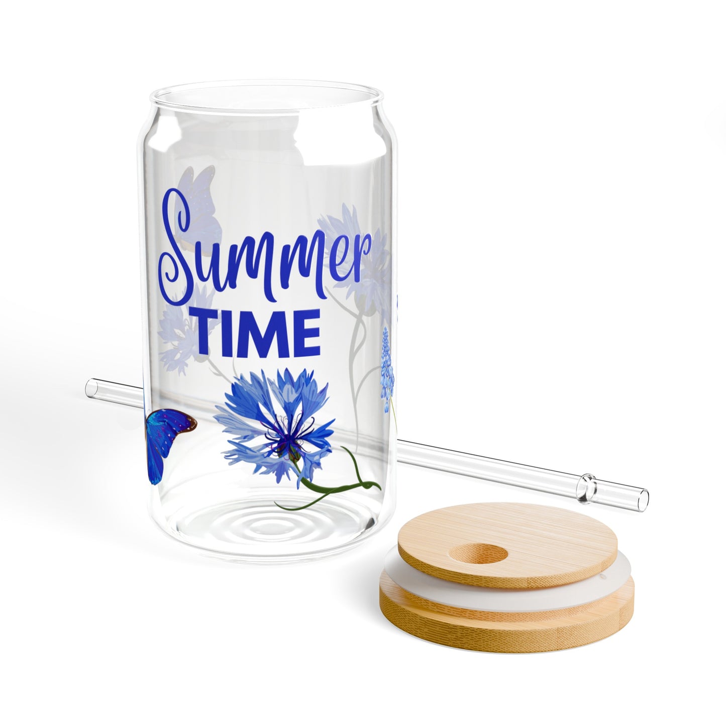 Summer Time Sipper Glass