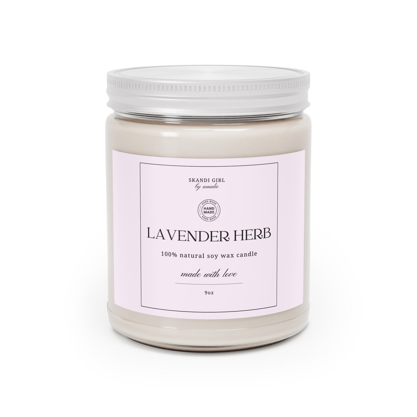 Lavender Herb Candle