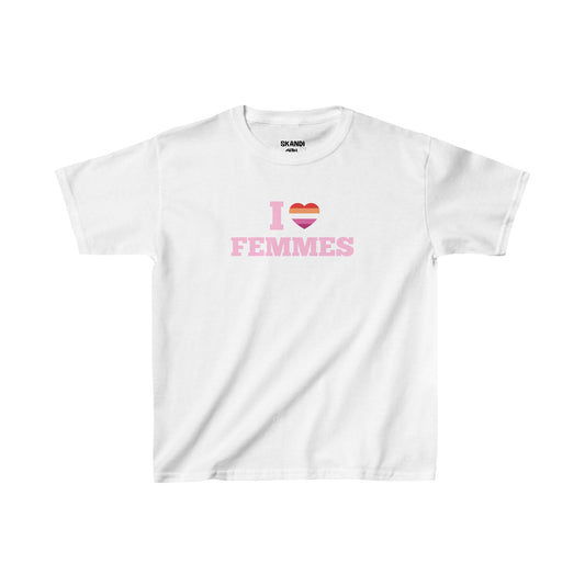 I Love Femmes Baby-Tee