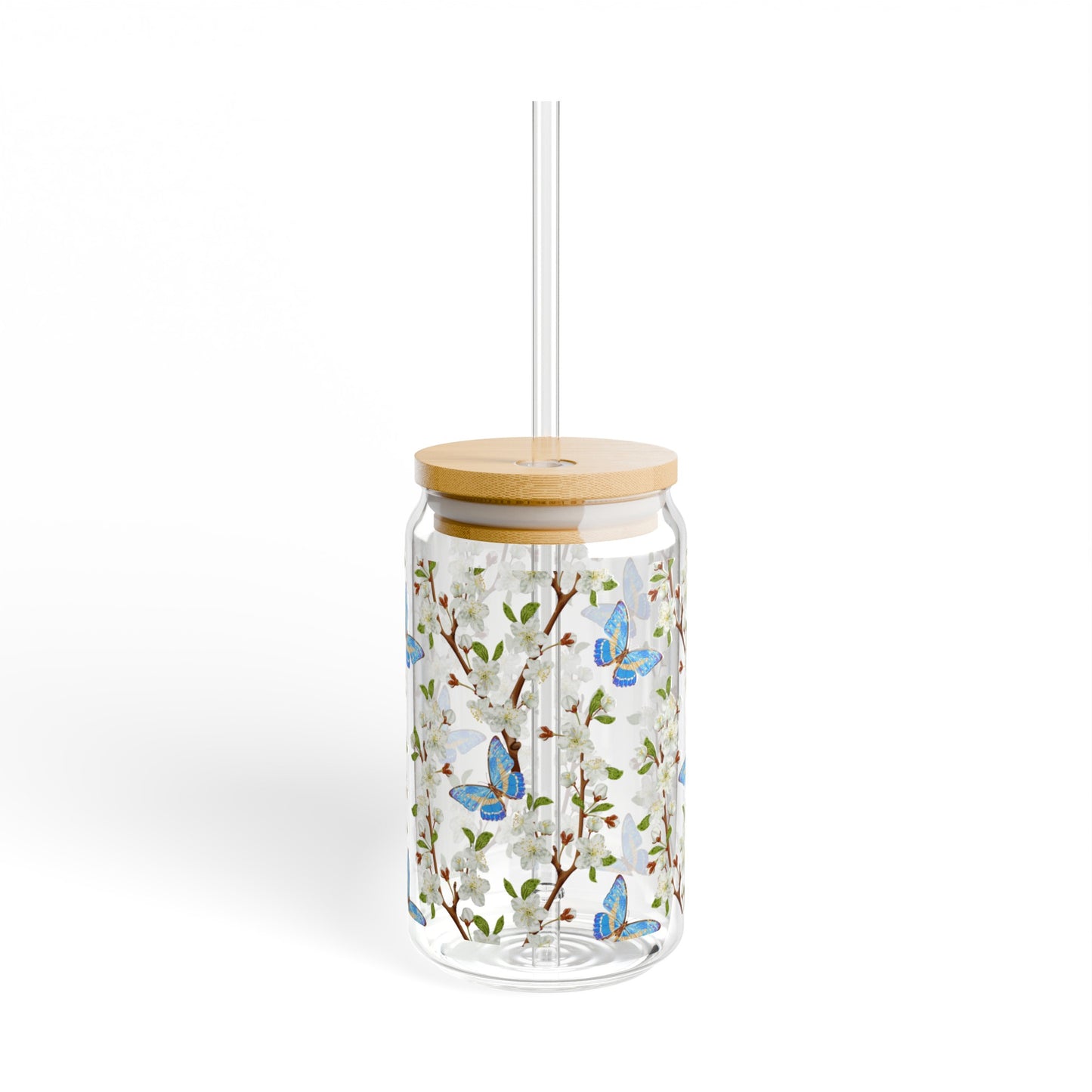 Butterfly Sipper Glass