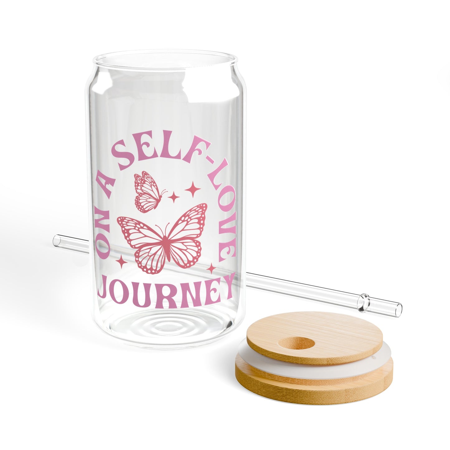 Self Love Journey Sipper Glass