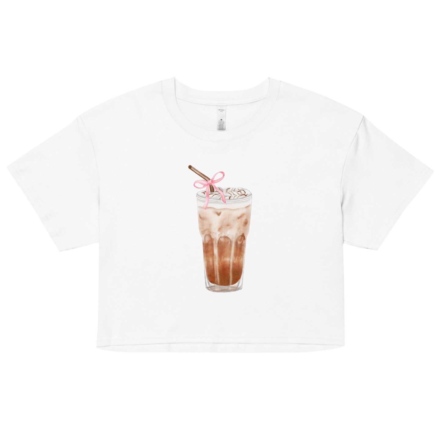 Iced Latte crop-top