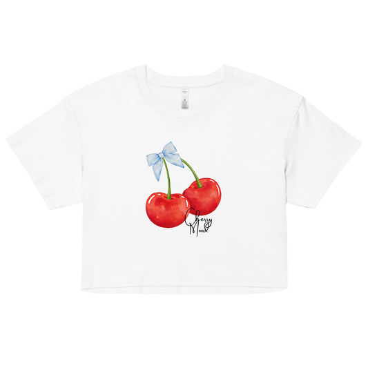 Cherry Mood crop-top